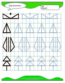 Çizgi Çalışma Sayfaları